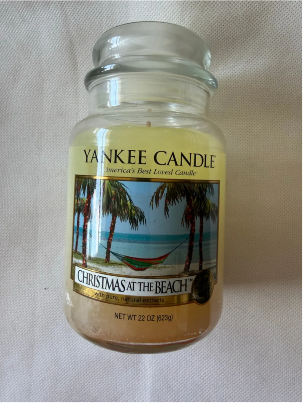 NEW Yankee Candle Christmas At The Beach 22 Oz Large Jar